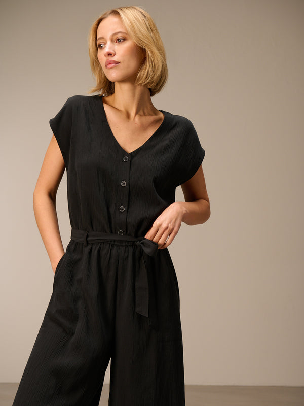 Jumpsuit mit Gürtel