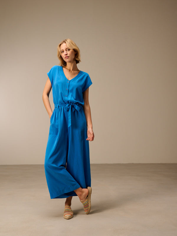 Jumpsuit mit Gürtel
