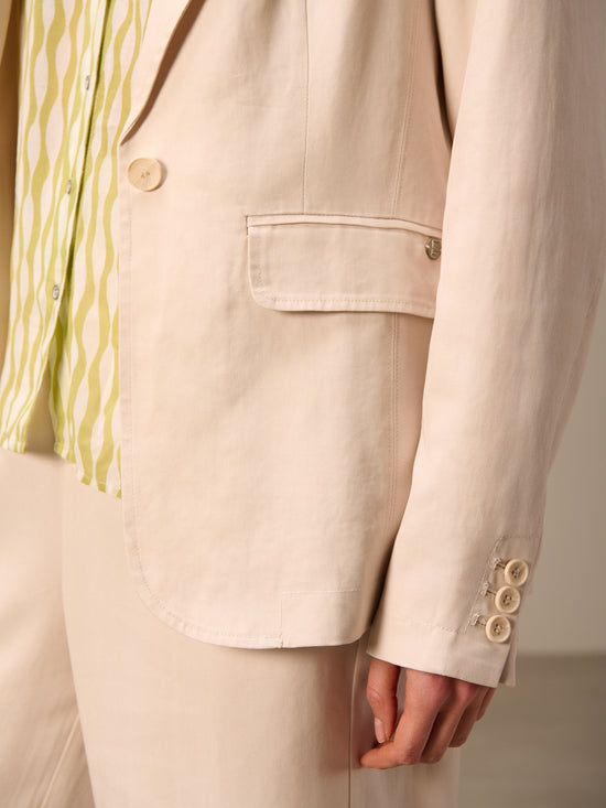Blazer mit Reverskragen
