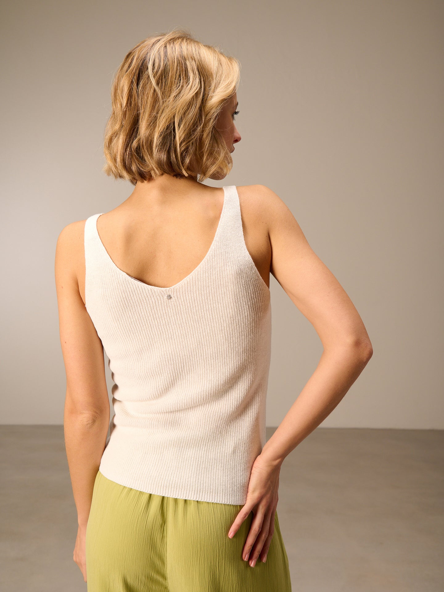 V-neck top