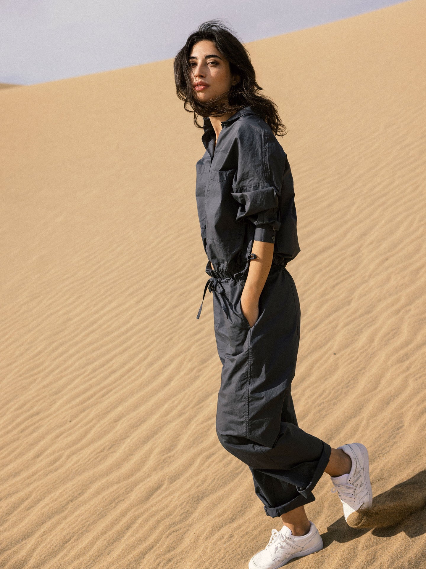 Pants with elastic waistband