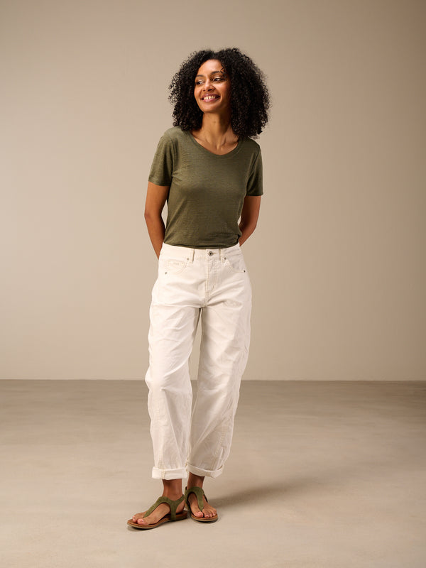 Barrel-leg jeans