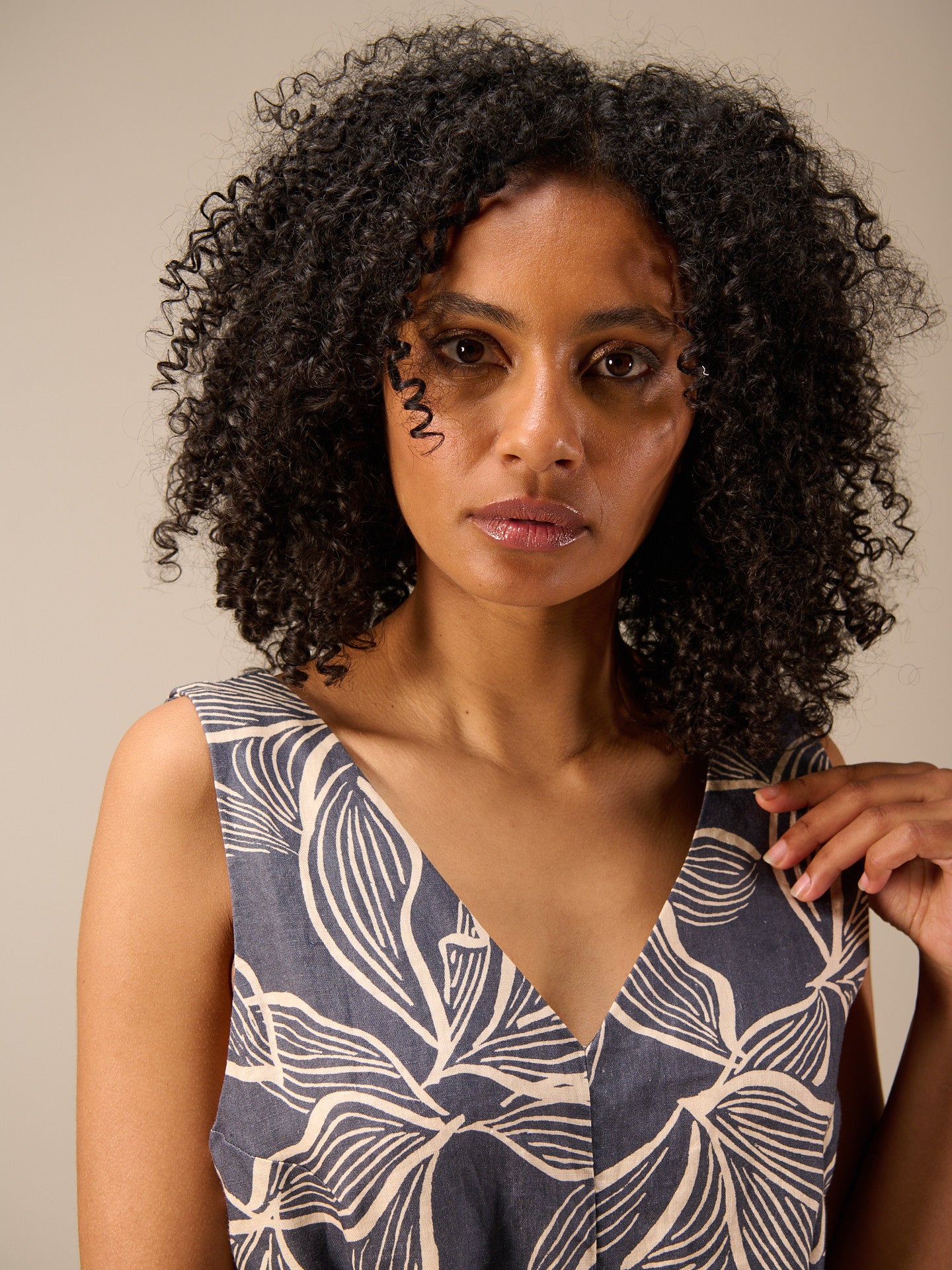Tuta jumpsuit con cintura