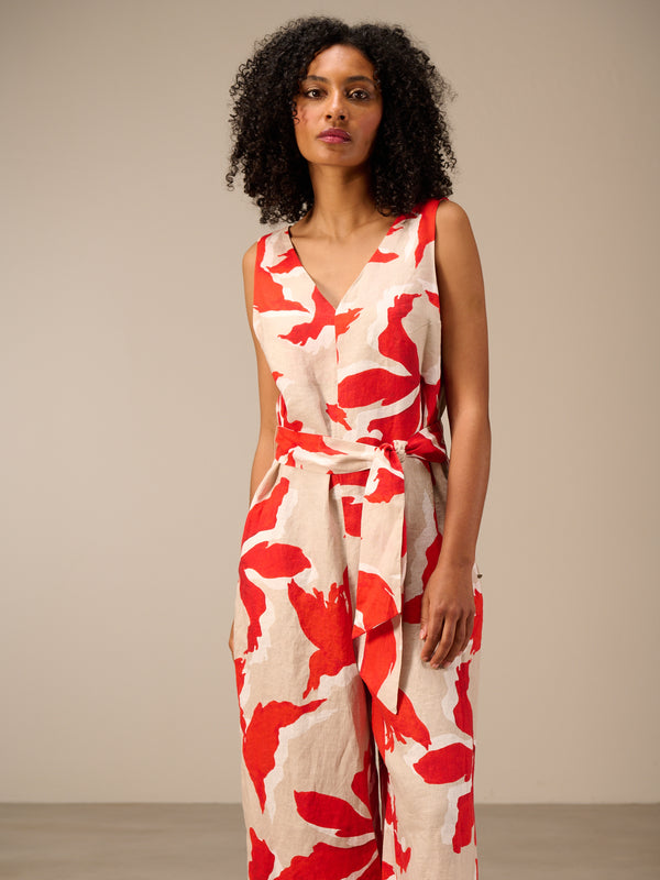 Jumpsuit mit Gürtel