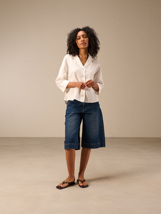 Blusa con maniche a 3/4