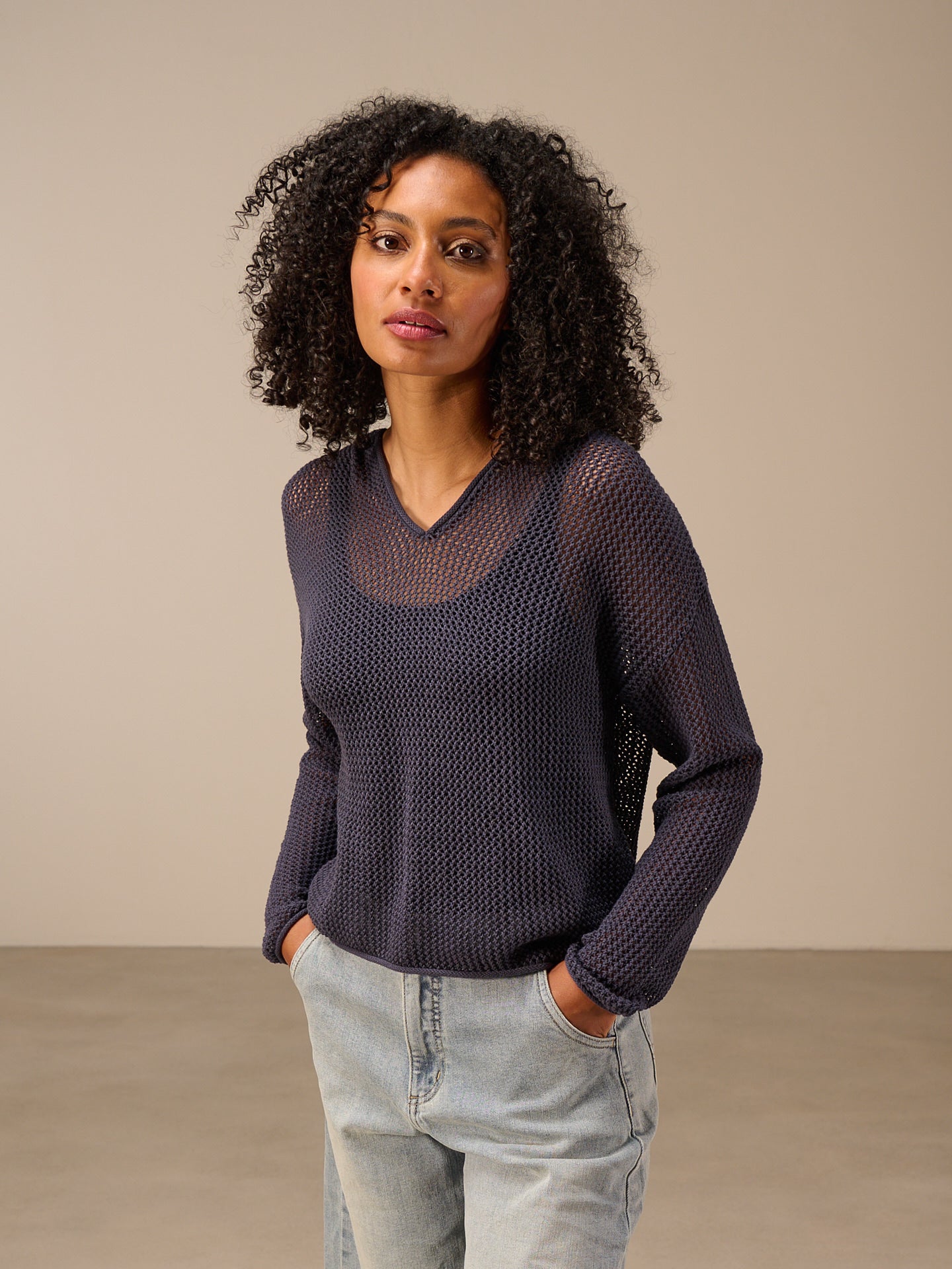 Hooded sweater