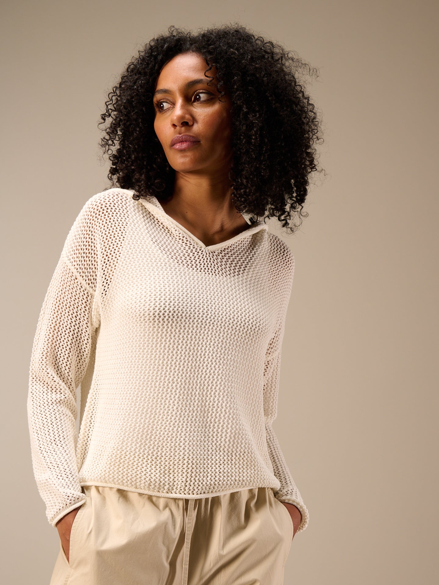 Hooded sweater