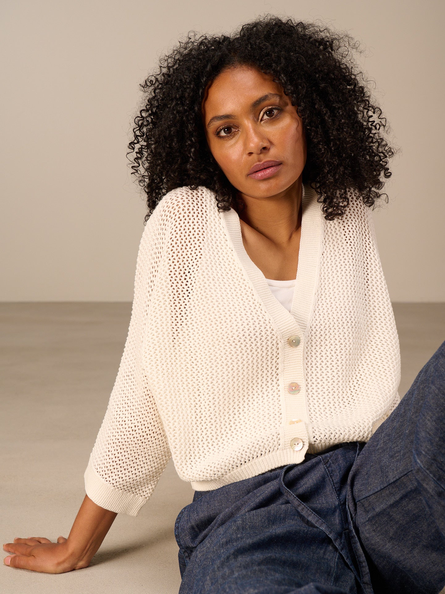 Button-up cardigan