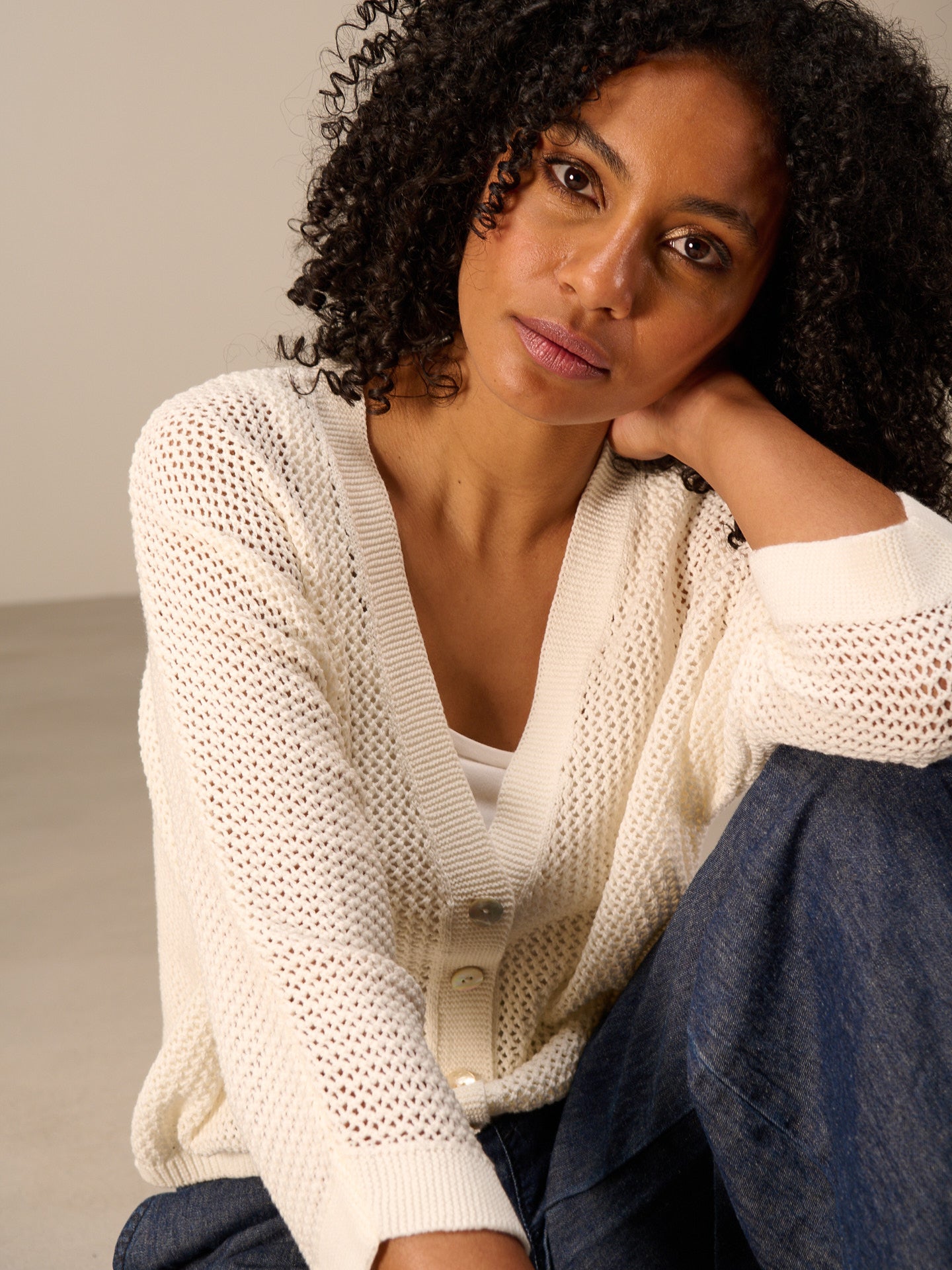 Button-up cardigan