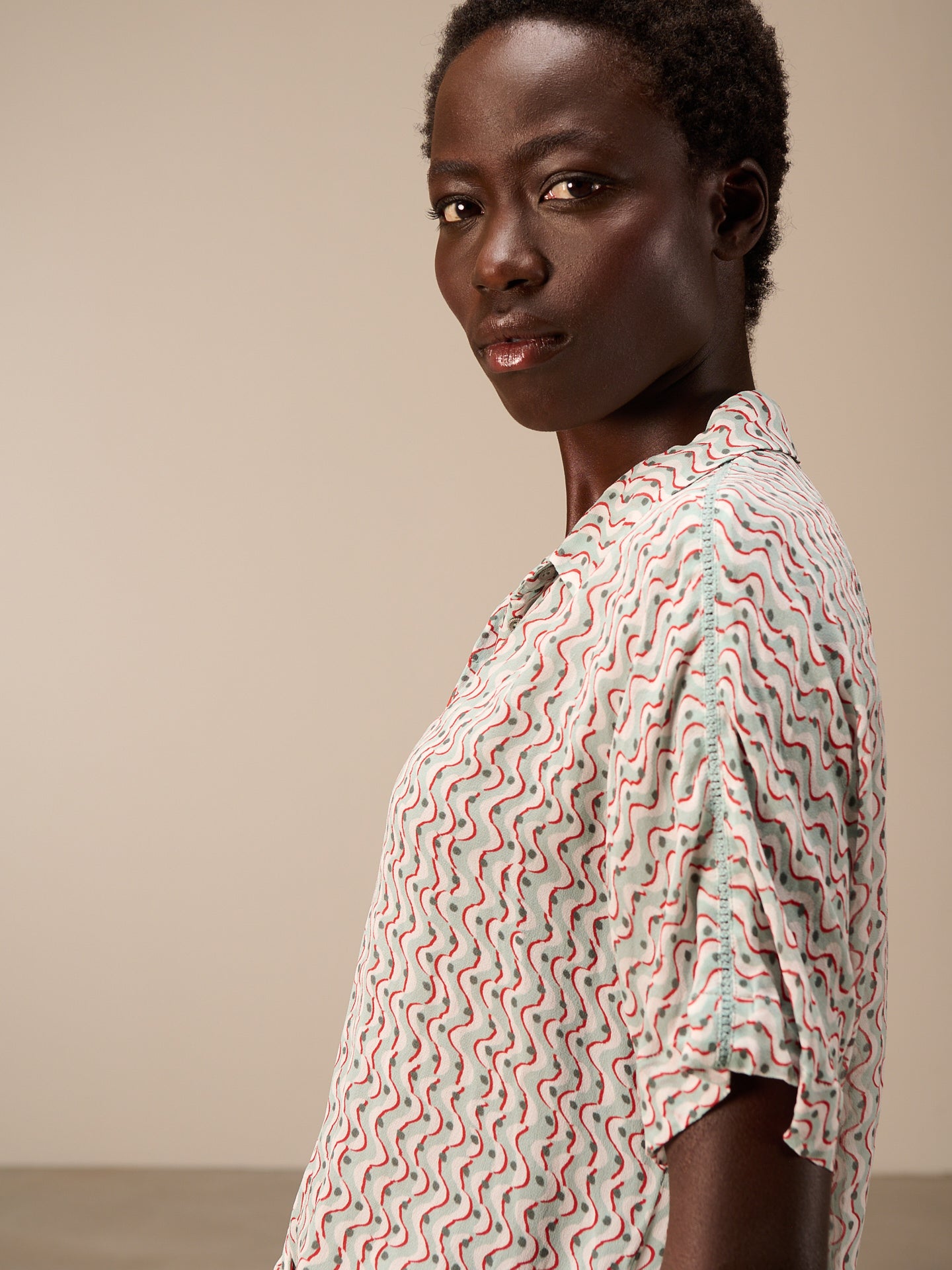 chemise à manches courtes
