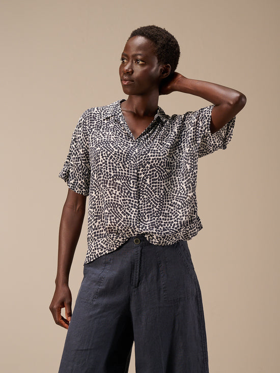 chemise à manches courtes