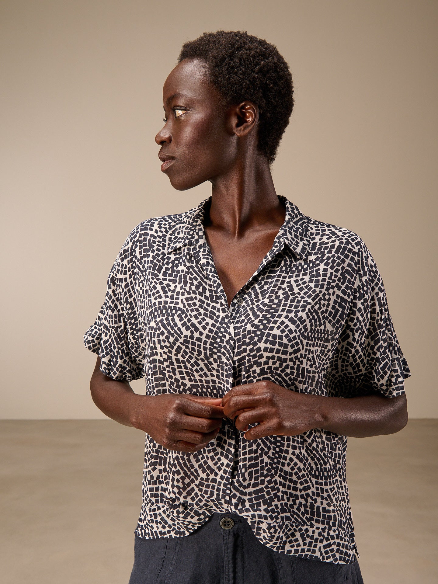 chemise à manches courtes