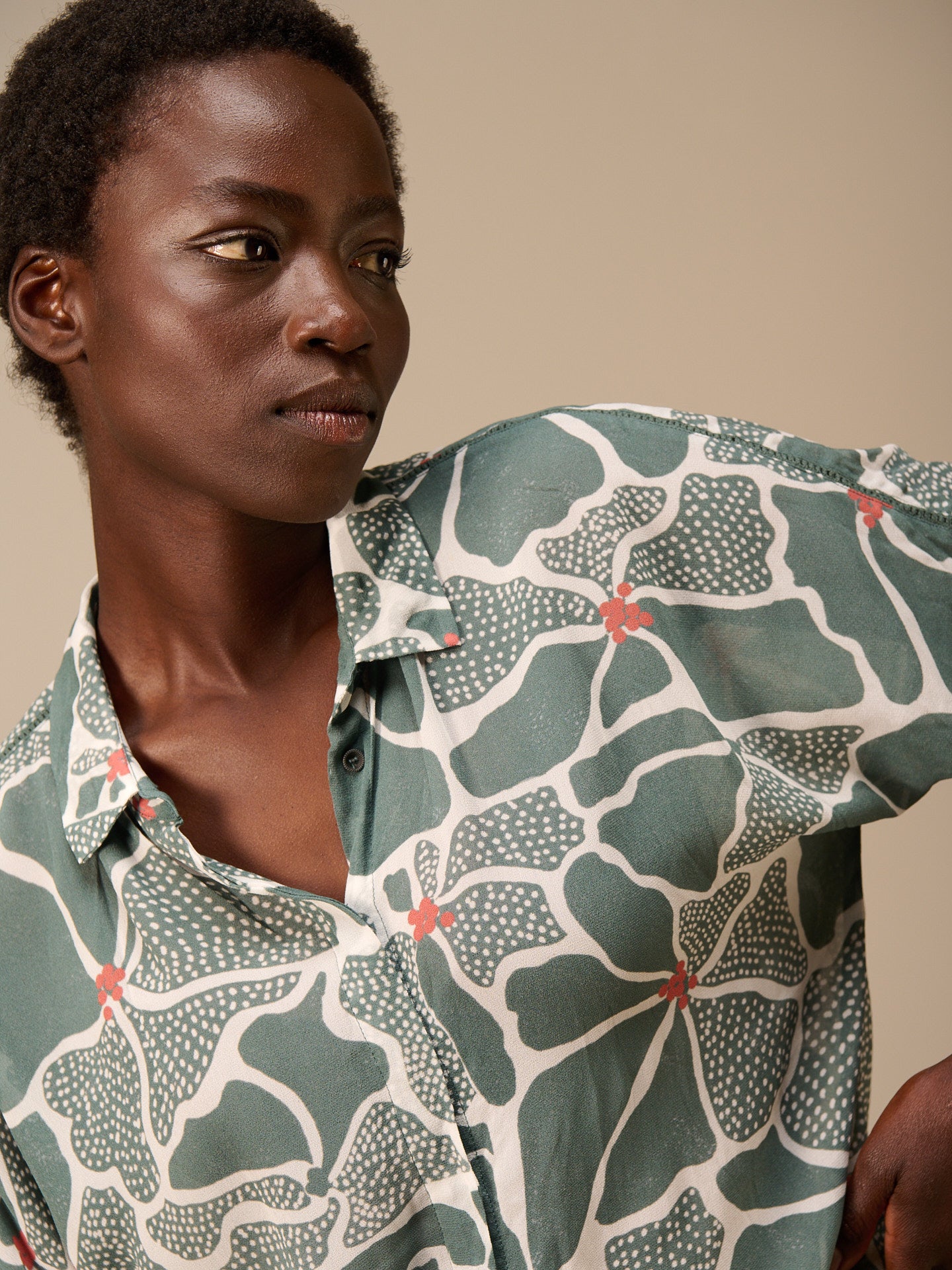 chemise à manches courtes