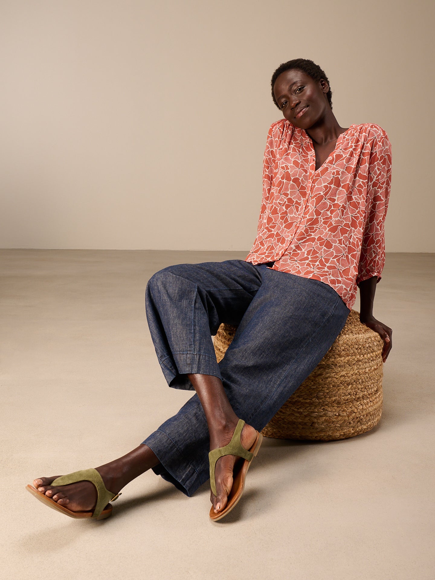 Bluse mit Knopfleiste