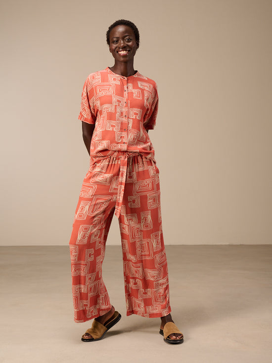 Pantaloni con stampa