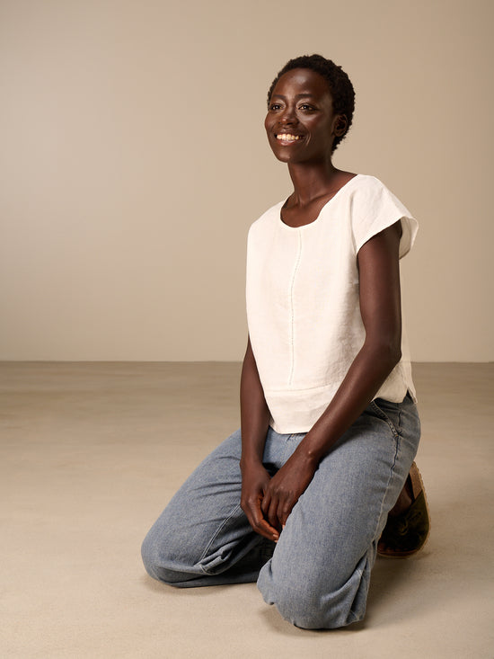 Blusa in lino