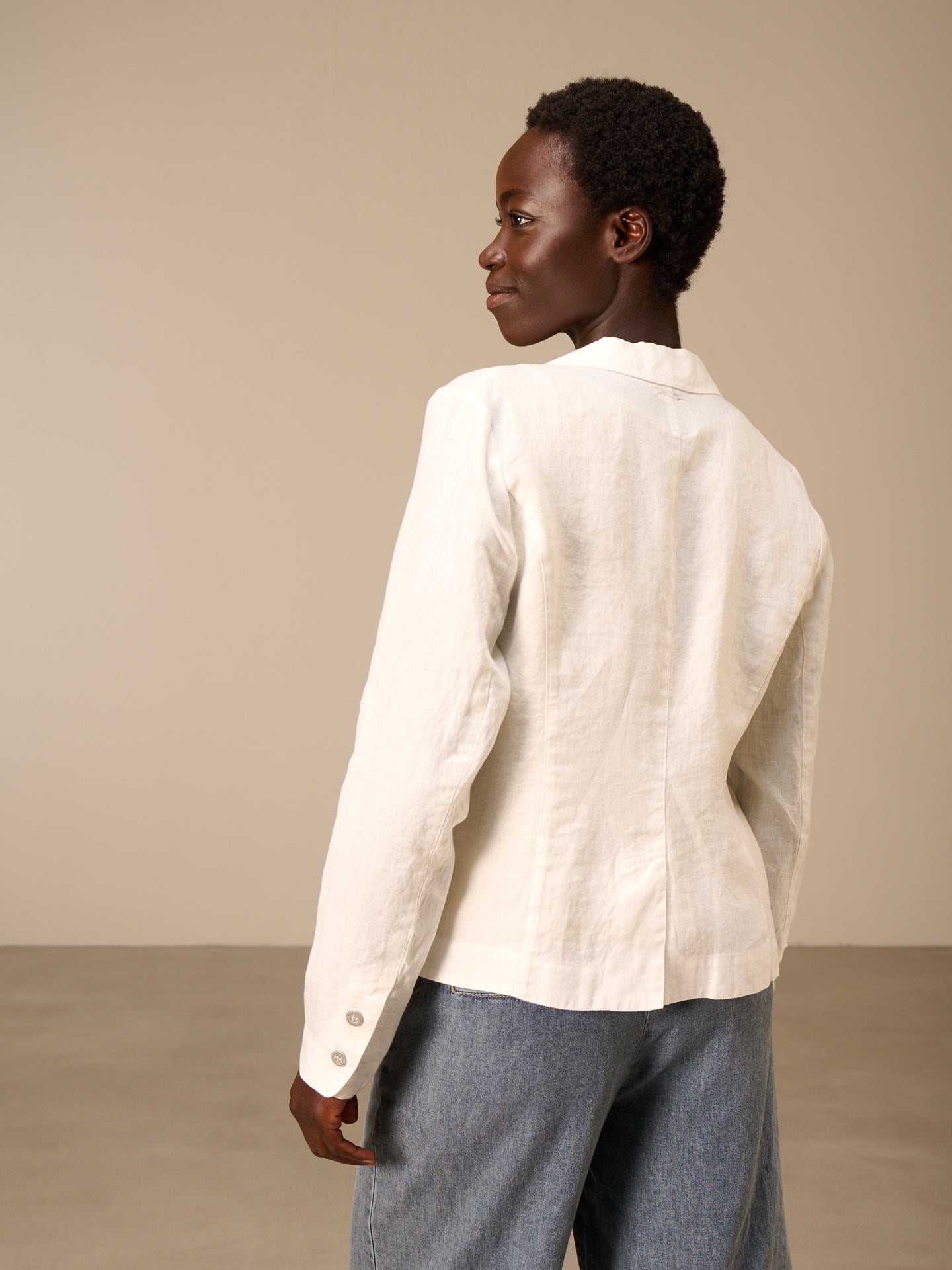 Jacke mit Reverskragen