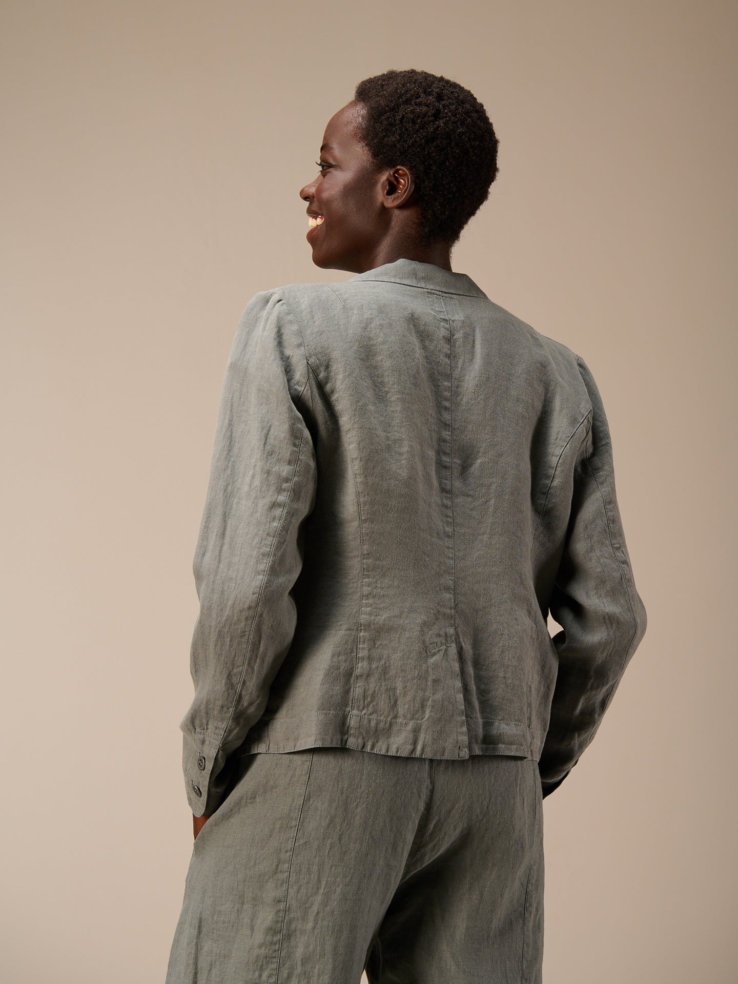 Jacke mit Reverskragen