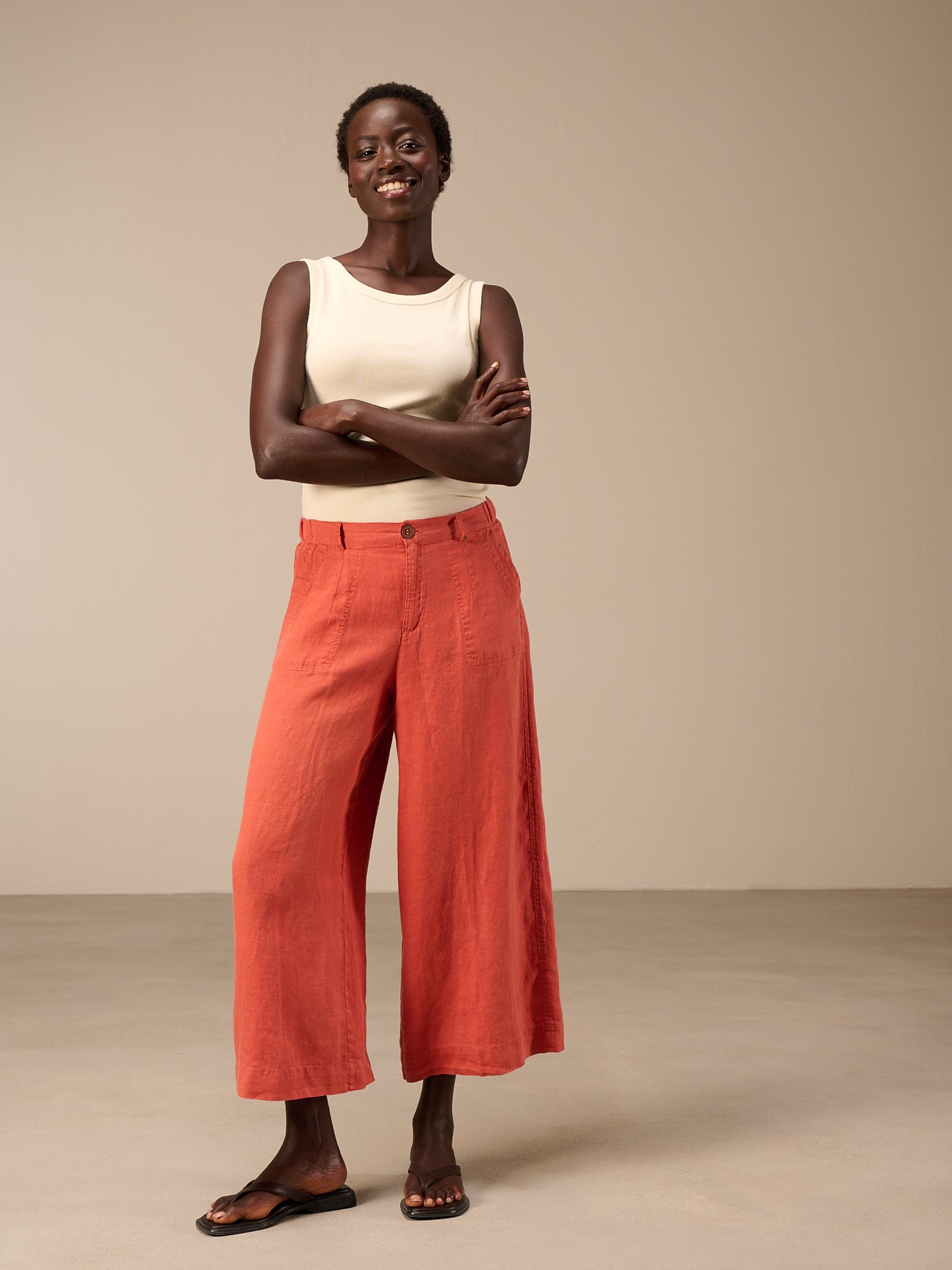 pantalon en lin