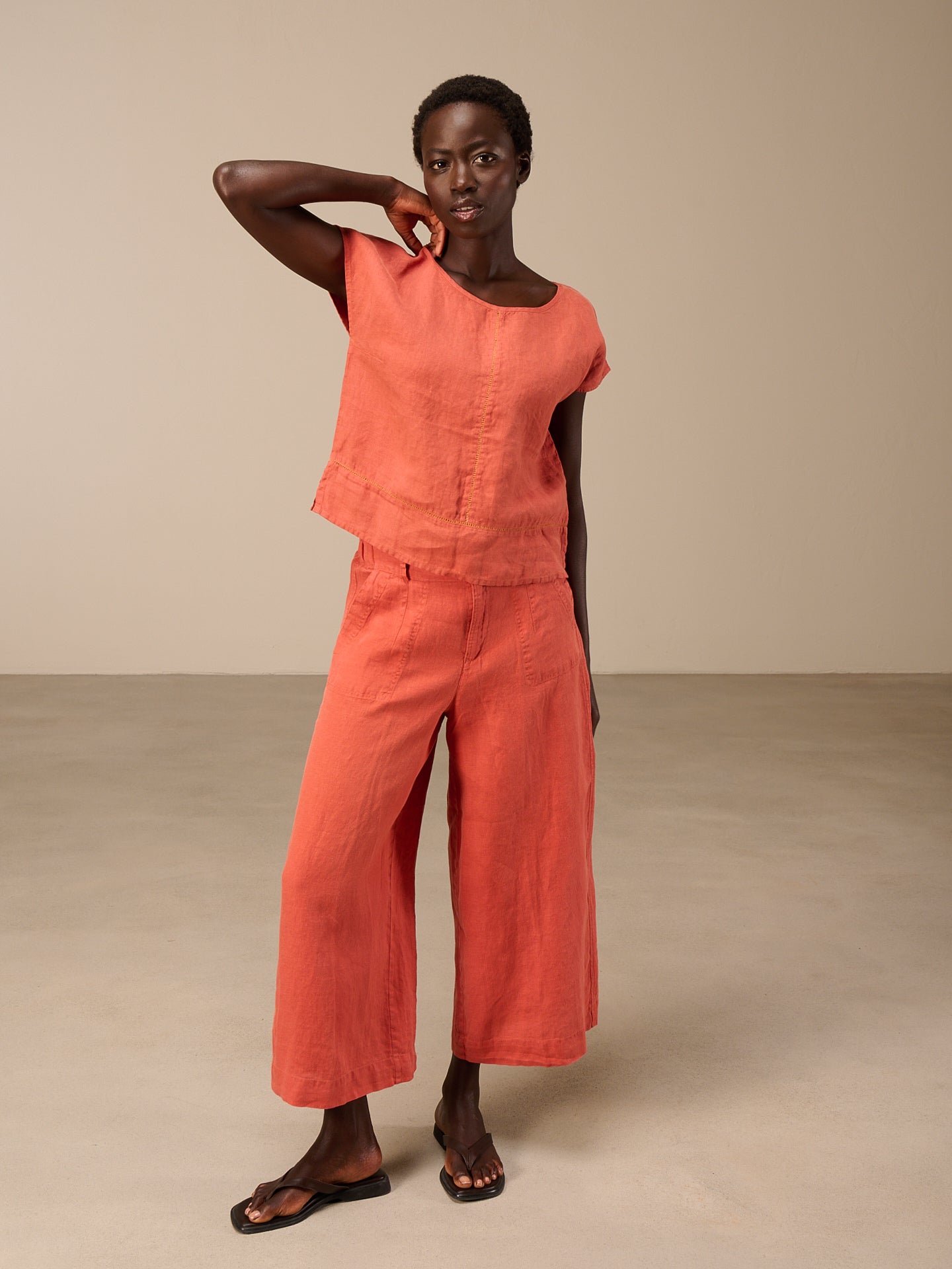 pantalon en lin