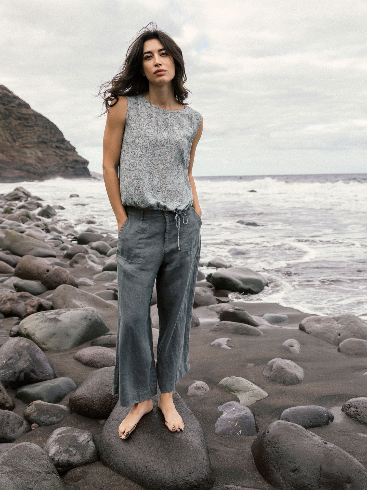 pantalon en lin