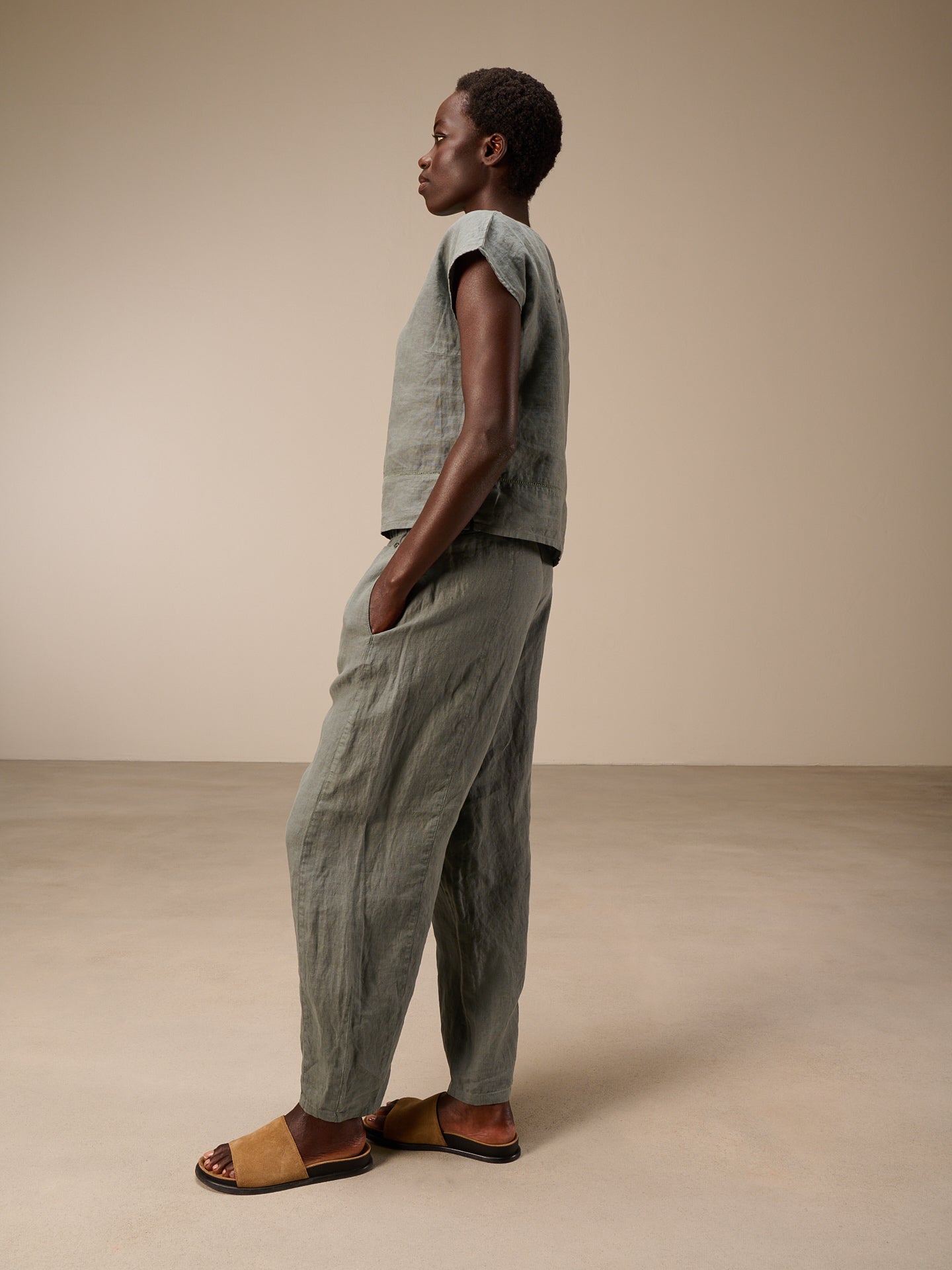 Pantaloni con cintura
