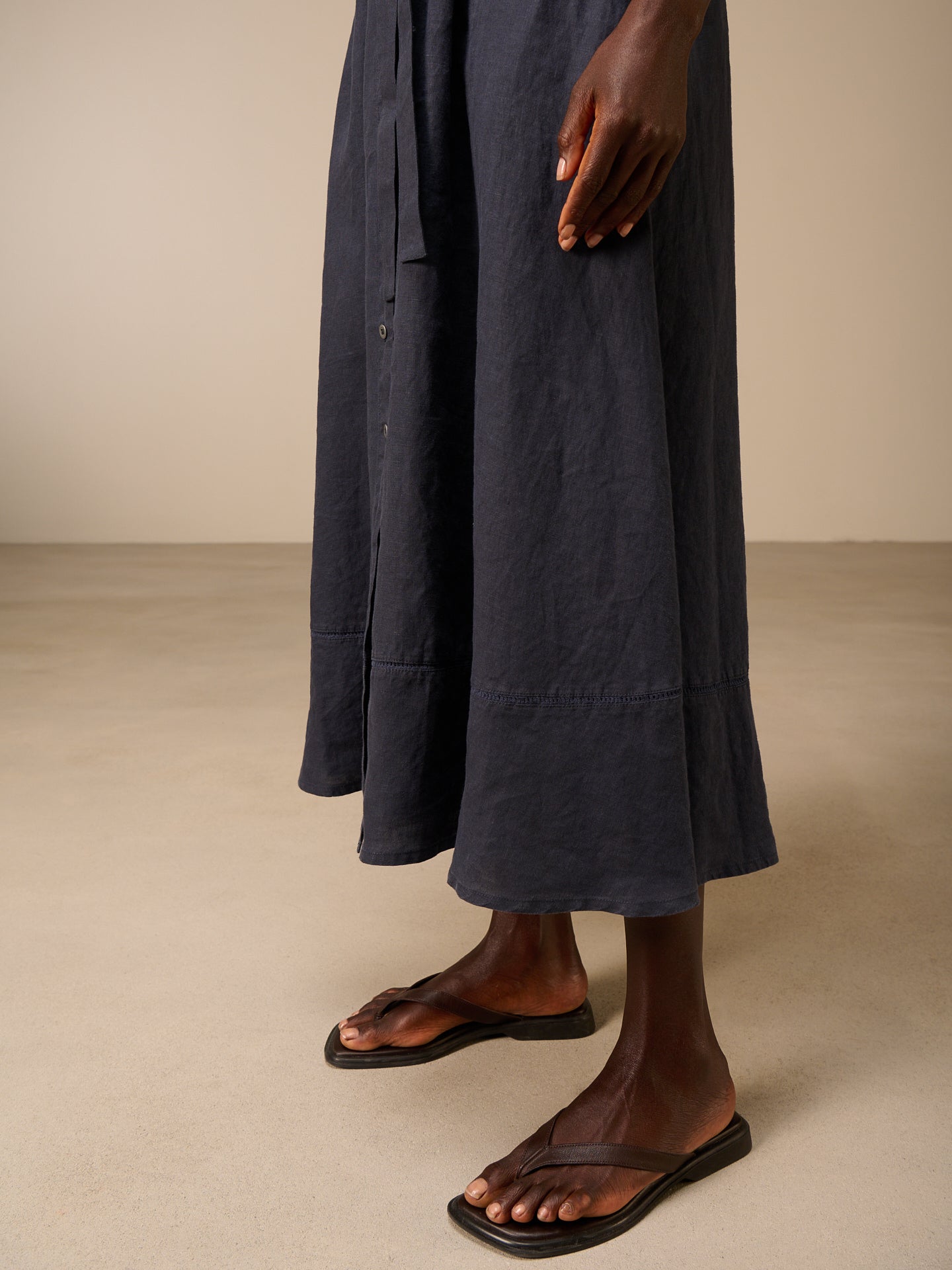 Kleid mit Knopfverschluss
