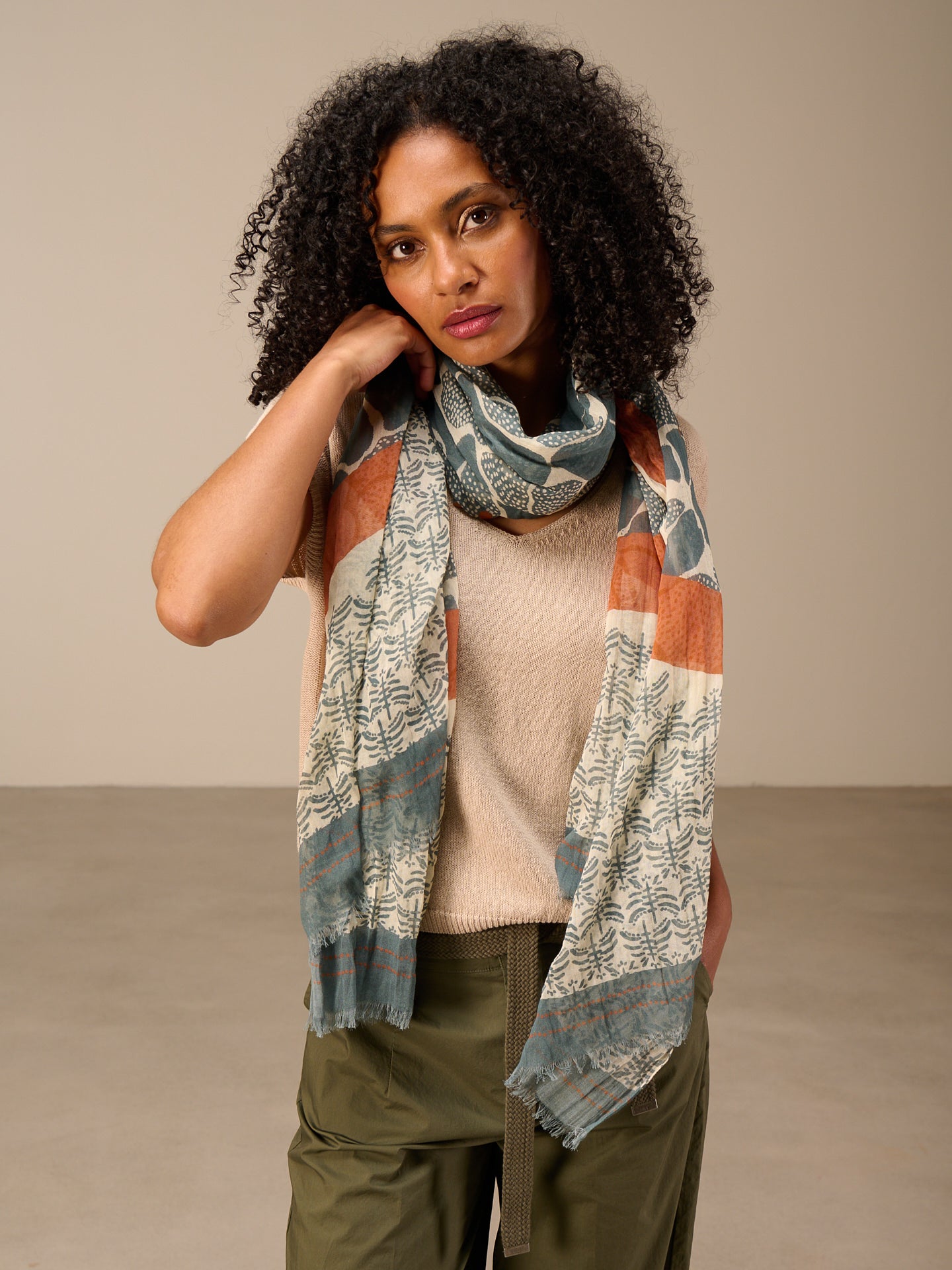Printed scarf