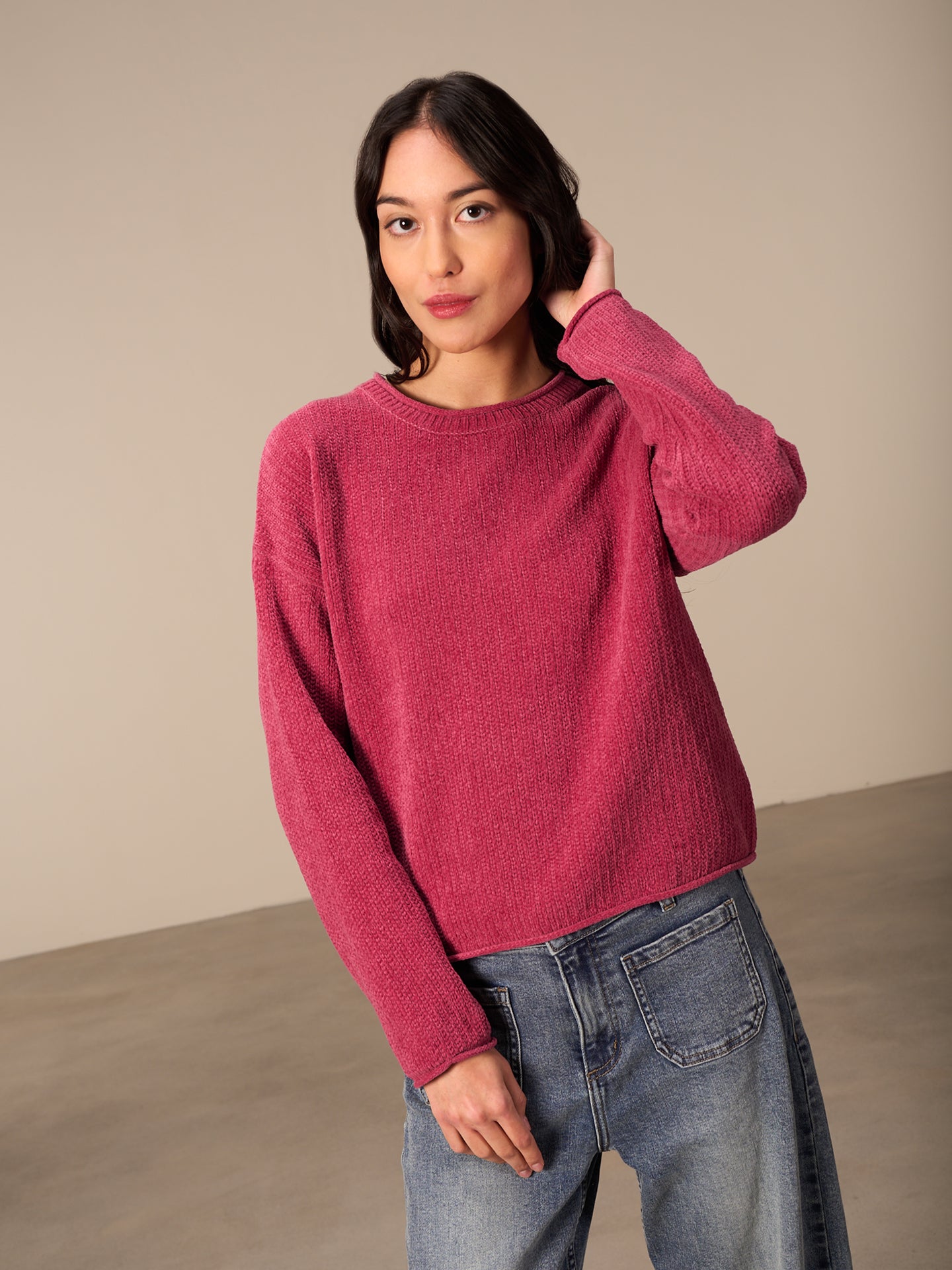 Round-neck sweater