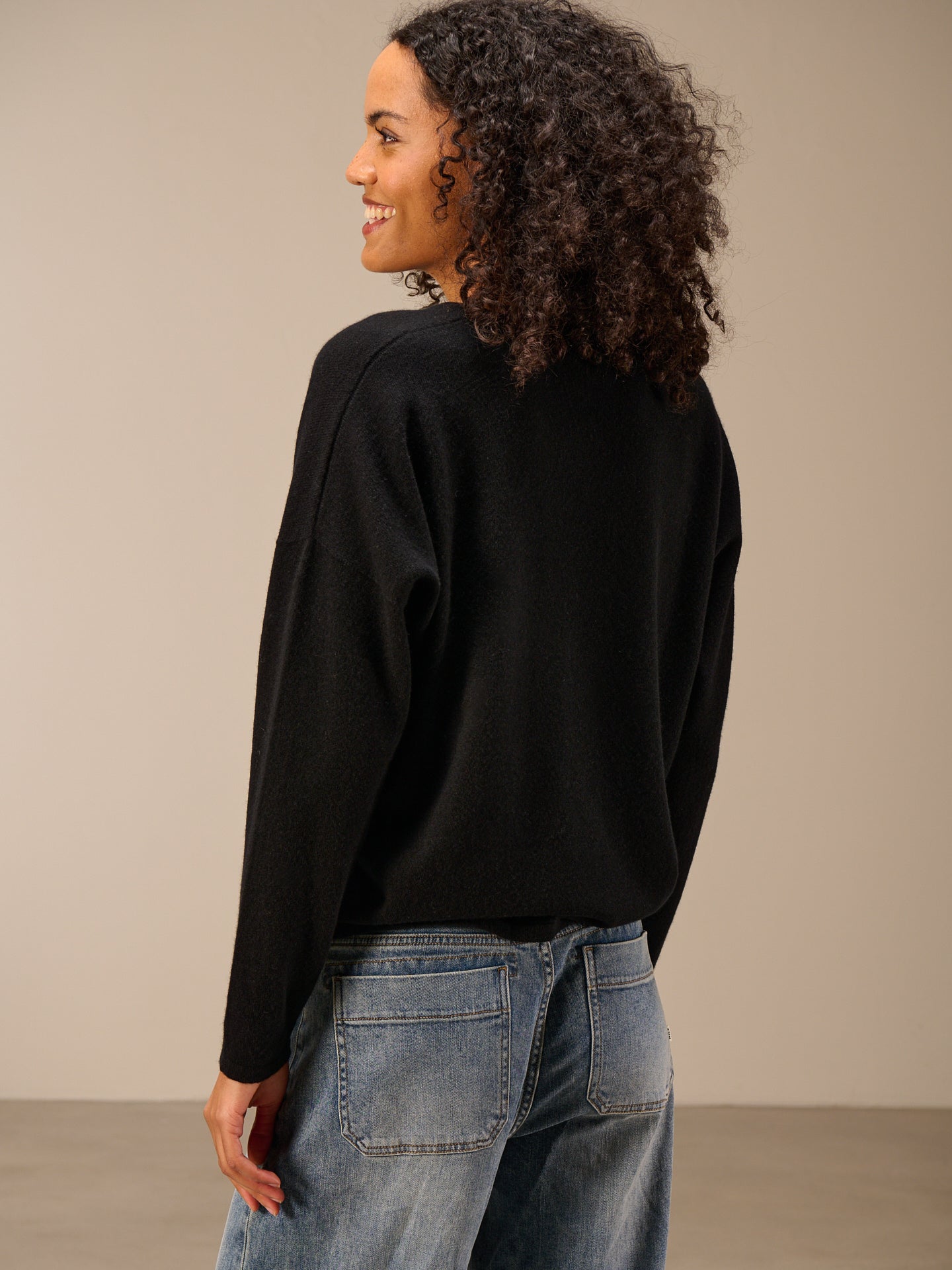 Maglione in maglia misto cachemire