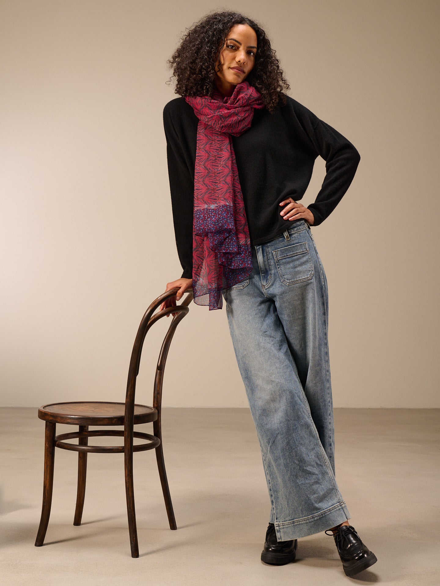 Maglione in maglia misto cachemire