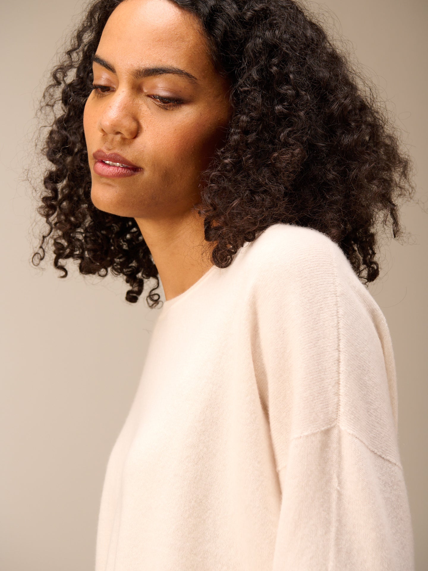 Maglione in maglia misto cachemire