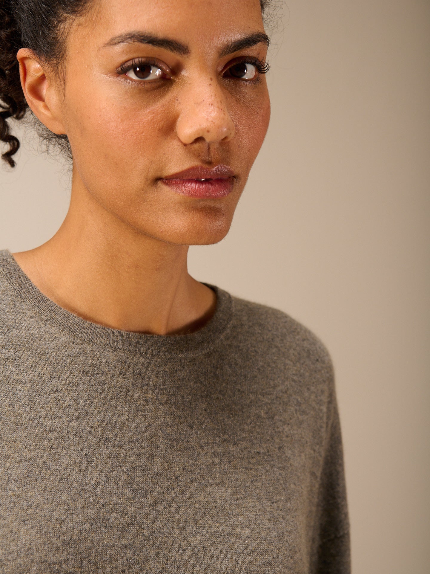 Maglione in maglia misto cachemire