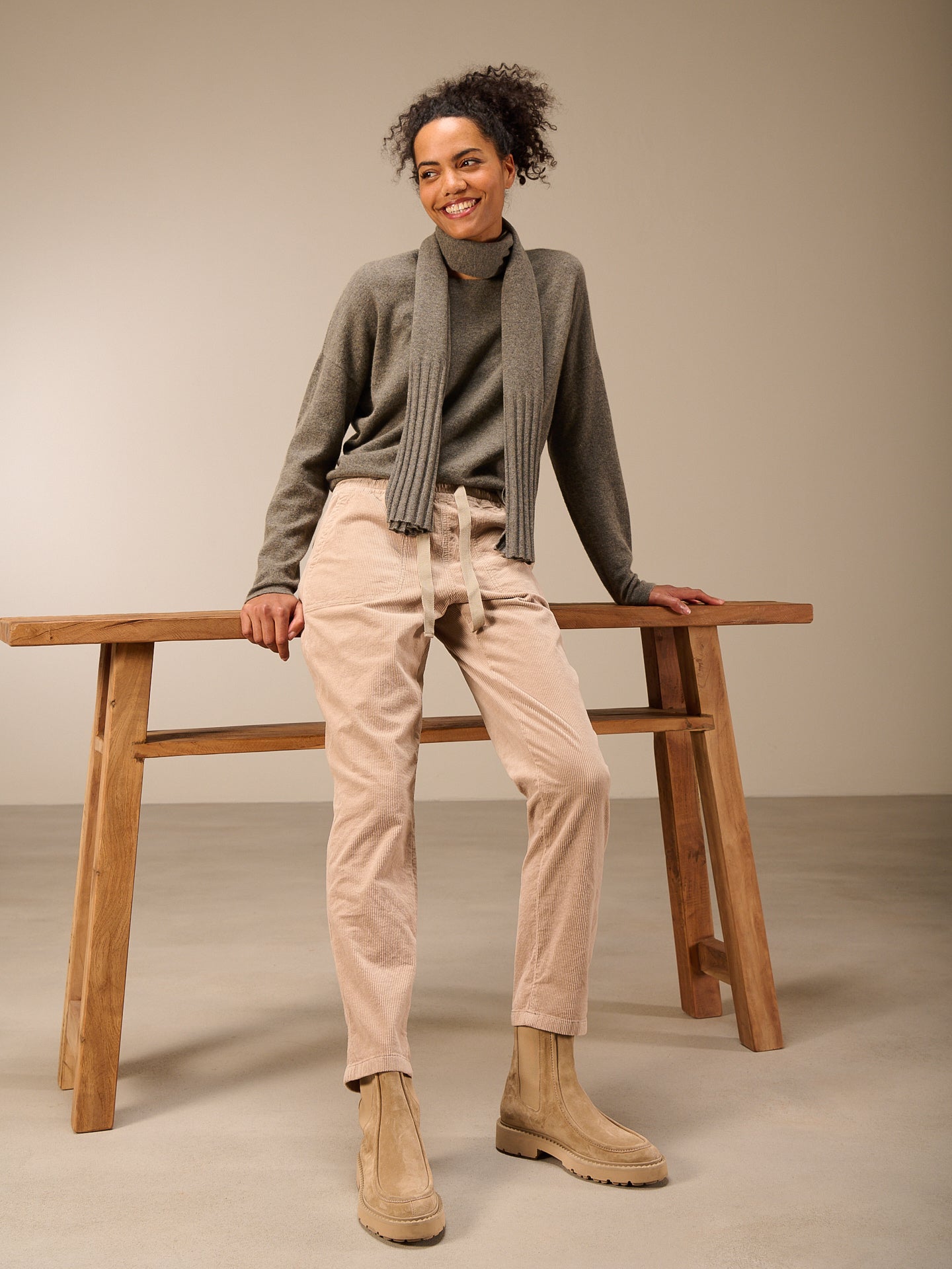 Maglione in maglia misto cachemire