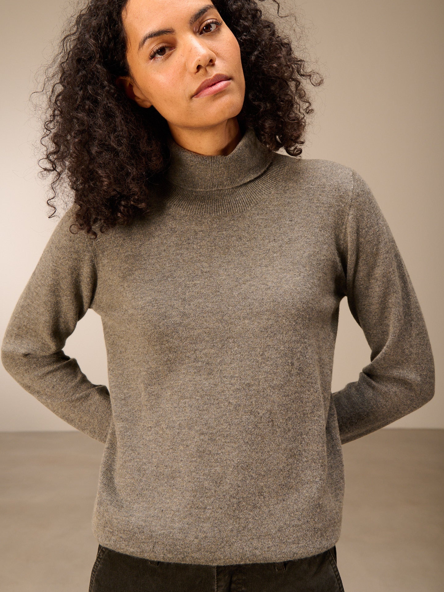 Pullover mit Rollkragen