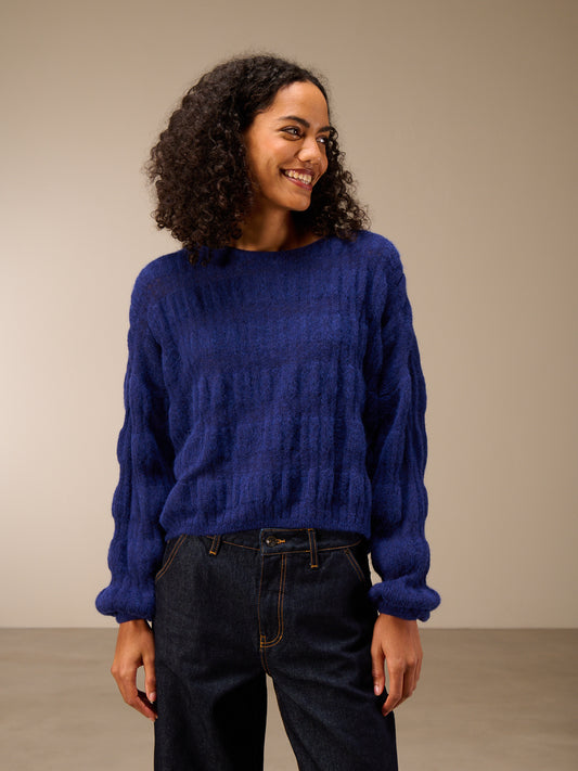 Maglione in maglia misto lana