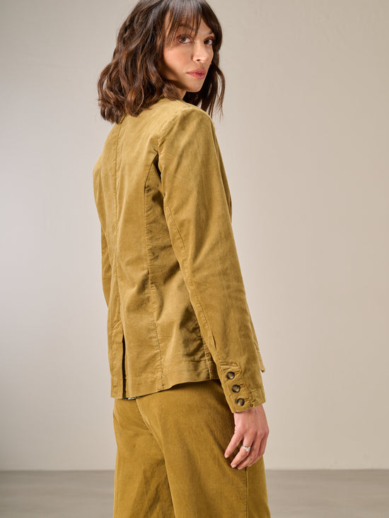 blazer en velours côtelé