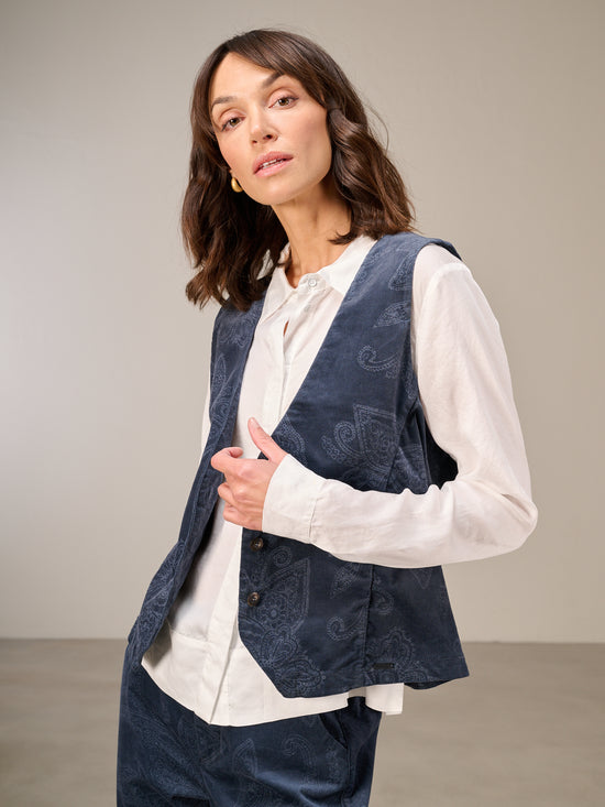gilet boutonné