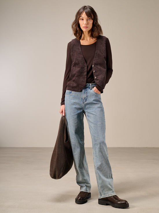 gilet boutonné