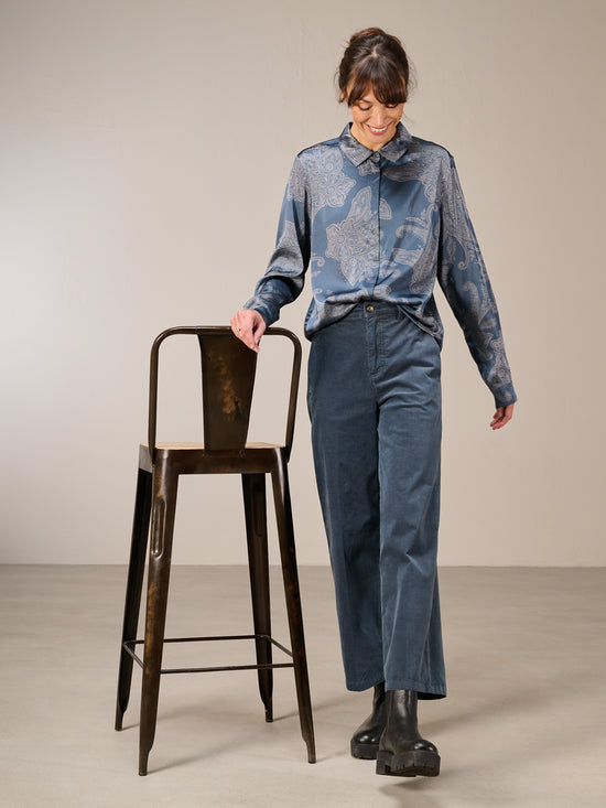 blouse à manches longues