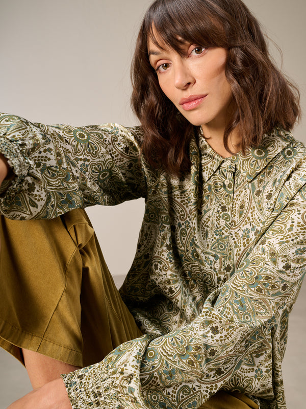 Blusa con stampa
