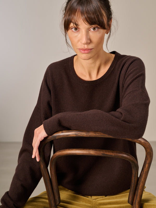 Strickpullover mit Kaschmir