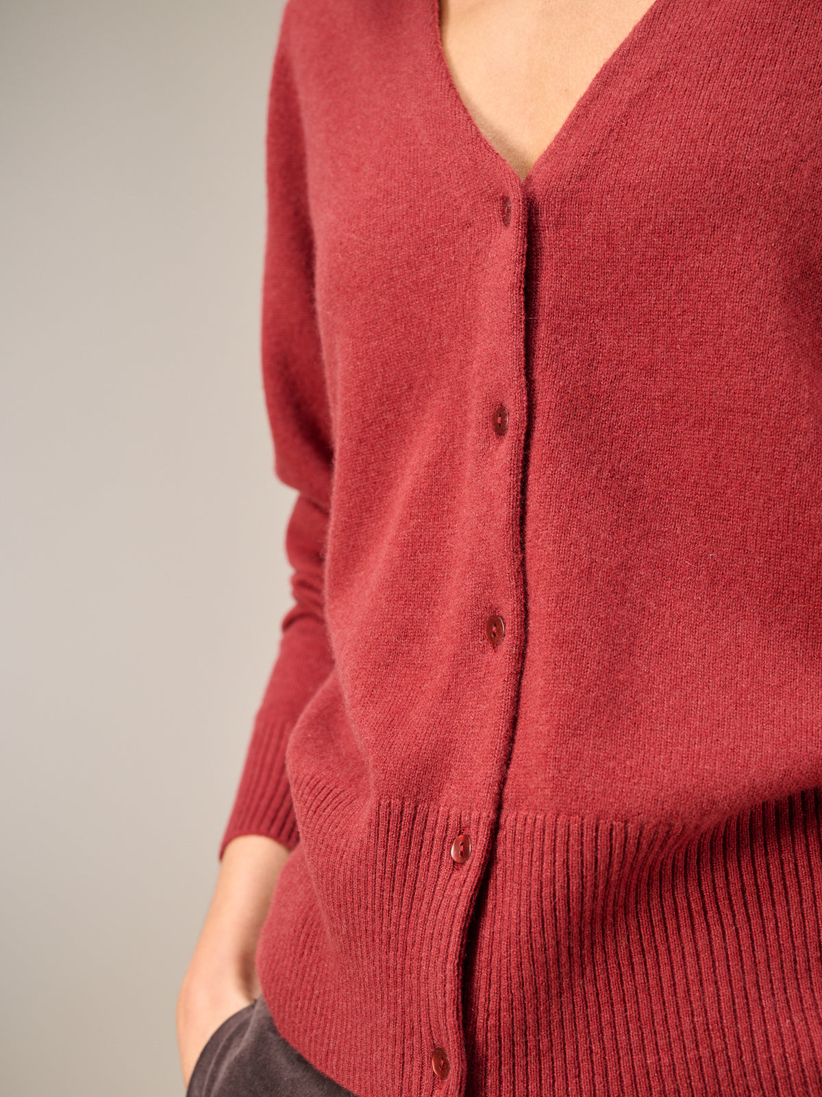 Cardigan with cashmere