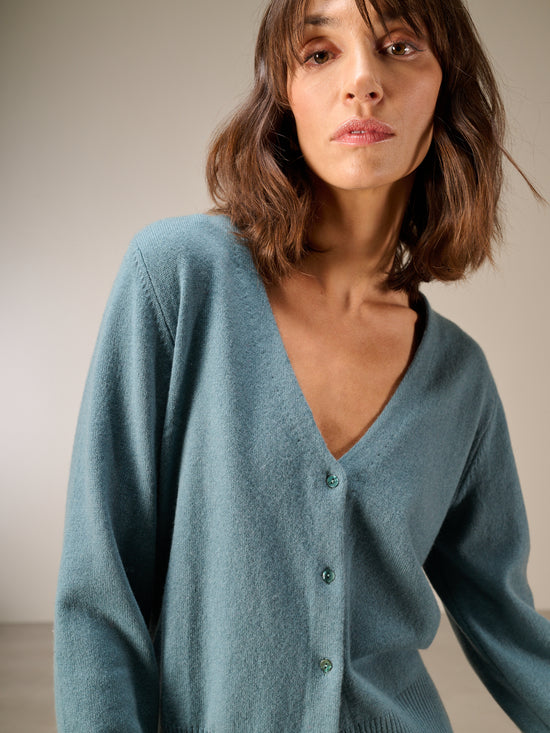 Giacca in maglia misto cachemire