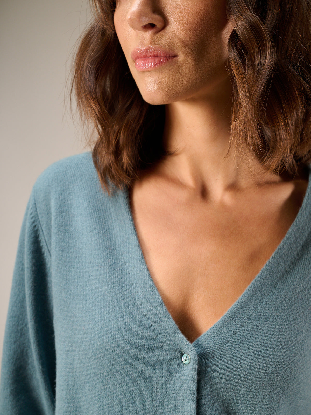 Cardigan with cashmere