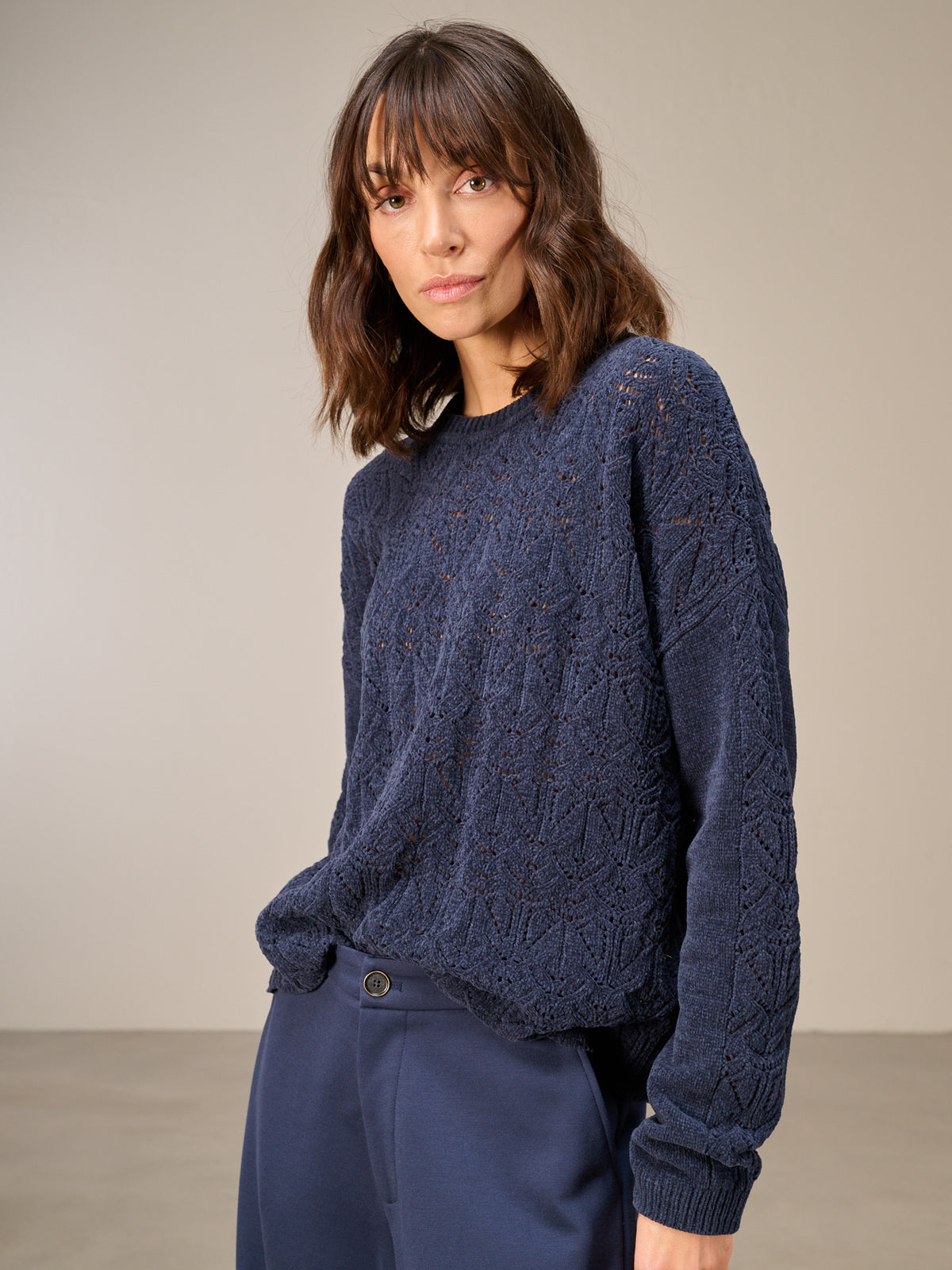 Strickpullover mit Muster