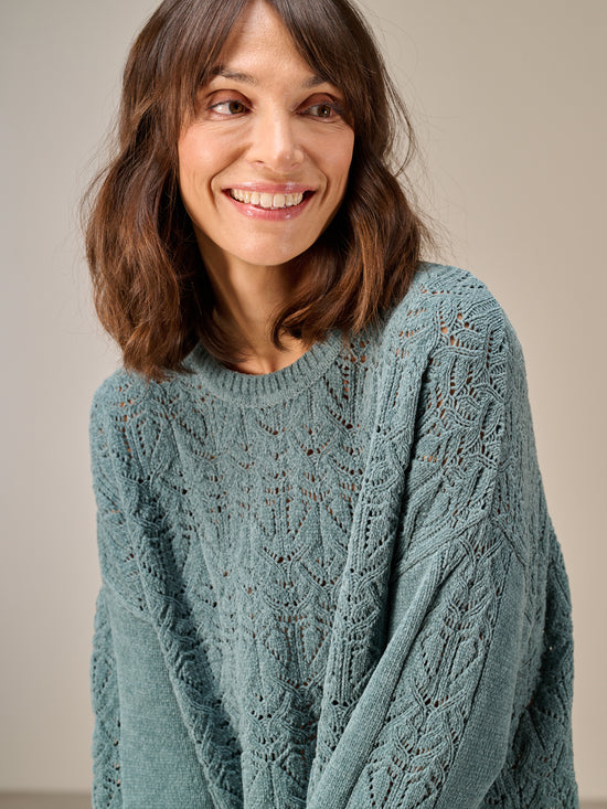 Maglione in maglia con motivo
