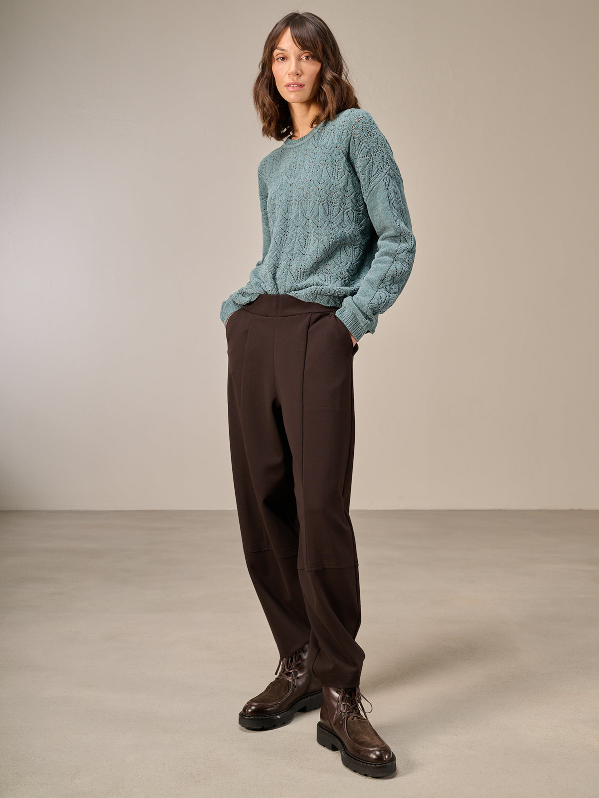 Strickpullover mit Muster