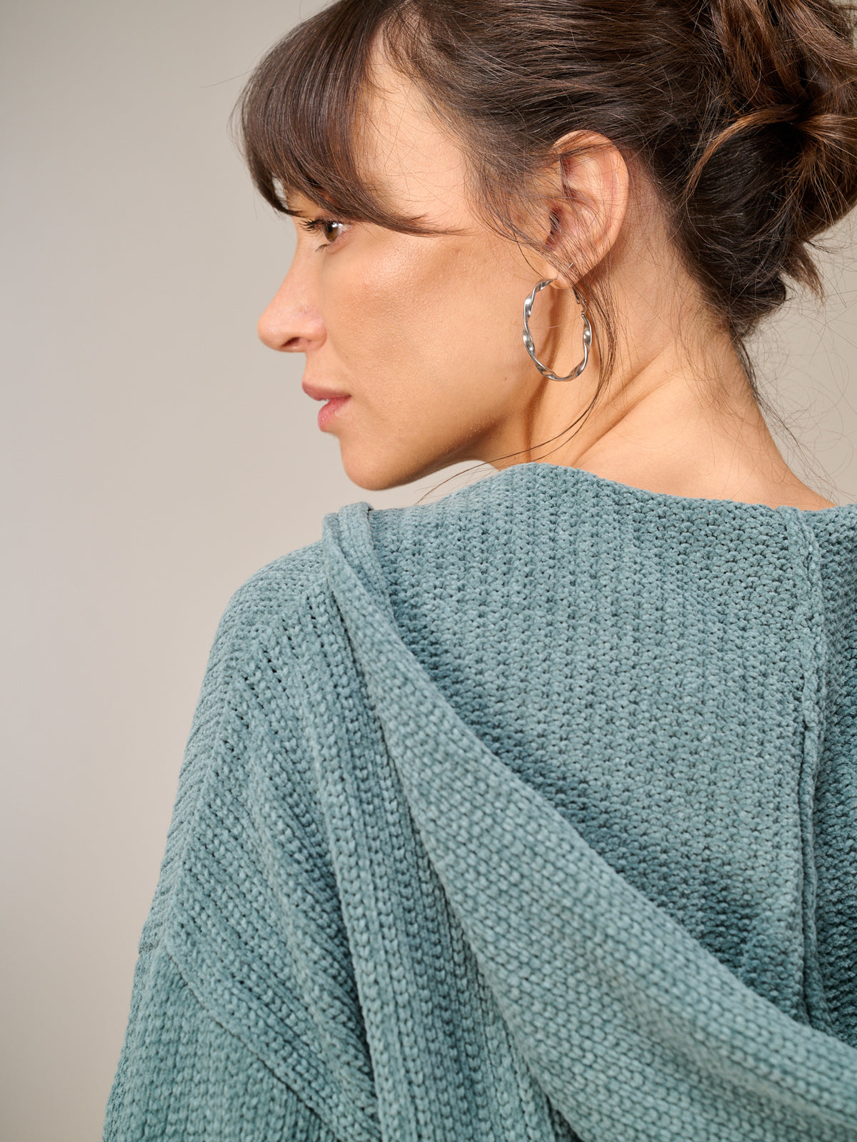 Strickjacke mit Reissverschluss