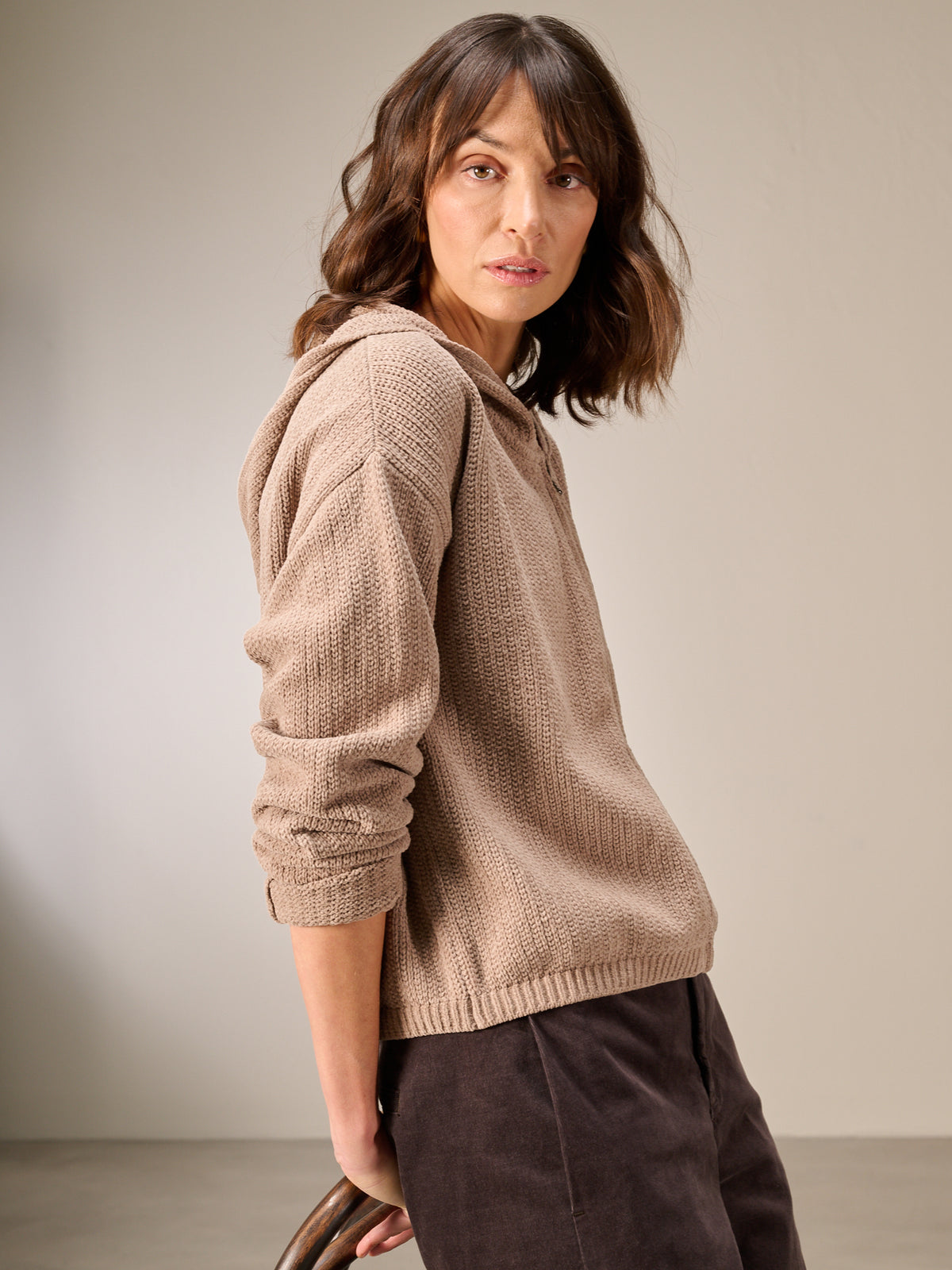 Strickjacke mit Reissverschluss